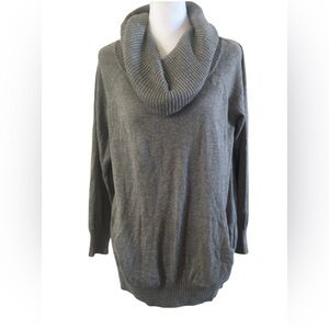 NY&C Cowl Neck Pullover Sweater with Pockets